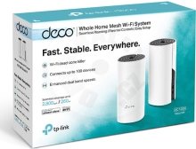 TP-Link Deco M4 (2-Pack) WiFi5 Mesh (AC1200, 2,4GHz/5GHz, 2xGbELAN/WAN)