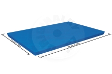 Krycí plachta na obdélníkový bazén 2,21m x 1,5m