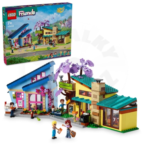 LEGO® Friends 42620 Rodinné domy Ollyho a Paisley_(1)