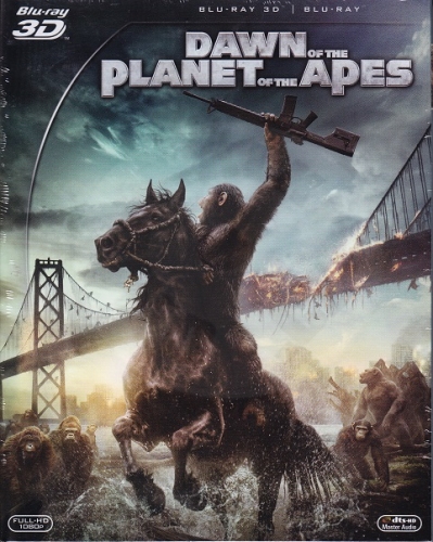 Úsvit Planéty opíc 2D + 3D (BD)