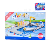 SIKU World - nakládací přístav s molem a člunem