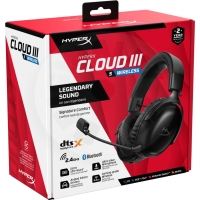 HyperX Cloud III S Wireless (DTS Spatial Audio3) - černá (PC/PS4/PS5/XONE/XSX)