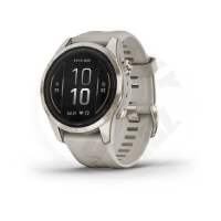 Garmin epix™ Pro (Gen 2) Sapphire Edition, 42 mm, 
Soft Gold with Light Sand Band