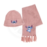 Cerda zimný set - Čiapka so šálom STITCH