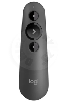 Logitech R500s, bezdrátový laserový prezentér, Graphite