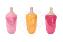 BABY born Fľaštička s viečkom, oranžová