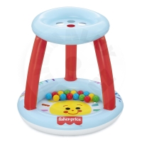 Nafukovací hrací centrum Fisher Price s míčky - 15ks, 89cm x 89cm x 84cm
