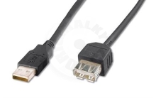 Digitus USB prodlužovací kabel, A-A konektory, 1.8m USB 2.0