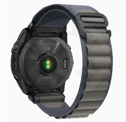 Garmin náhradní řemínek - tkaný nylon - 22mm pro řadu Fénix - námořní modrá