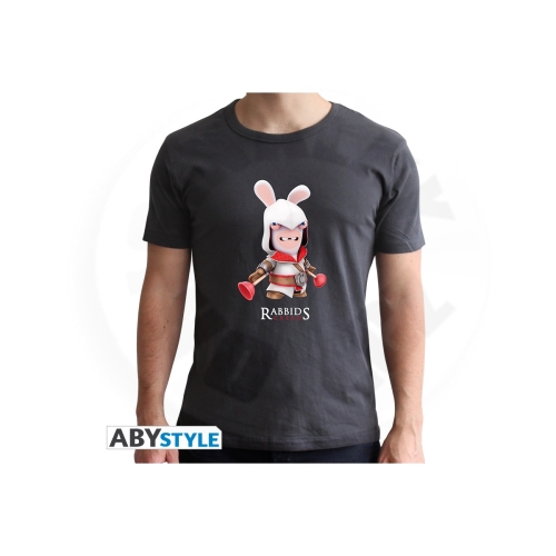 Raving Rabbids - pánské tričko "Spoof Creed" - L (1)