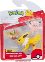 Pokémon figurky - Flapple, Jolteon, Clefairy