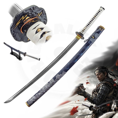 Luxusní Katana "The Storm of Clan Sakai" Ghost of Tsushima