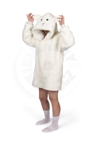 Cozy Noxxiez CH363 Ovečka - hřejivá televizní mikinová deka s kapucí pro teenagery a dosp