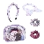 Beauty sada do vlasů Frozen II 4 ks + toaletní taštička Beauty sada do vlasů Frozen II 4 ks + toaletní taštička