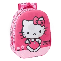 Dětský batoh 3D Hello Kitty 33cm