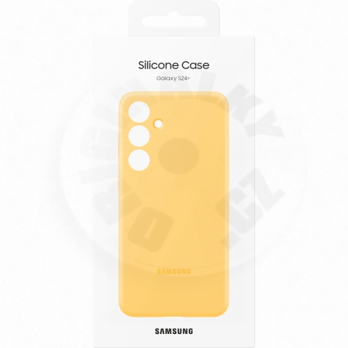 Samsung Silikonový zadní kryt pro S24+ - žlutá_(1)