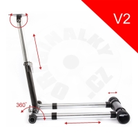 Wheel Stand Pro, stojan pro Thrustmaster T80/T100/T150, F458 Italia a Spider - Black