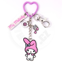 Klíčenka Hello Kitty My Melody s přívěsky