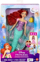 Mattel Disney Princess Panenka Ariel s proměnou