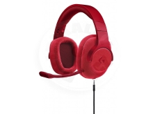Logitech G433 7.1 Wired Surround Gaming Headset (PC) - červená
