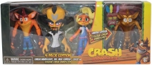 Crash Bandicoot balení 4 figurek - 11cm