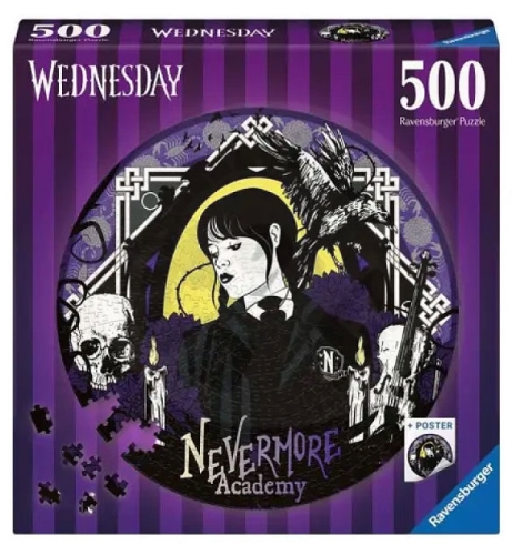 Puzzle - Wednesday Nevermore Academy 500ks