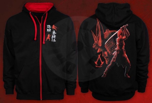 Mikina Assassin's Creed Shadows – „RED/BLACK“ vel S