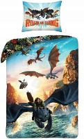Halantex Povlečení - How to Train Dragon (HTTD-8620BL) 140x200, 70x90