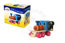 Detoa Dřevěný Krtek a mašinka Detoa Dřevěný Krtek a mašinka