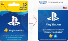 PlayStation el. peňaženka - 2000 CZK - POUZE PRO ČESKÉ PSN ÚČTY
