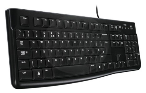 Logitech K120 klávesnice (CZ Layout) - černá