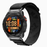 Garmin náhradní řemínek - tkaný nylon - 22mm pro řadu Fénix - černá