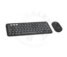 Logitech Pebble 2 Combo for Mac set klávesnice a myši (US Layout) - šedá