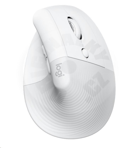 Logitech Lift Vertical for Business bezdrátová ergonomická myš - bílá