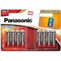PANASONIC Alkalické baterie Pro Power AA 1,5V (Blistr 8ks)
