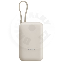 XIAOMI Power Banka 10000mAh (integrovaný kabel USB-C), béžová
