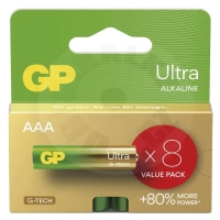 GP - Ultra alkalická, AAA, 1.5V - 8ks