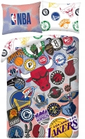 Halantex Povlečení - NBA Logo 200x140, 90x70 (100% Polyester)
