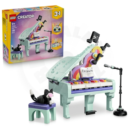 LEGO® Creator 31392 Hudební dekorace: Klavír s kočkou_(1)