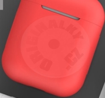 Silikonové pouzdro pro Apple AirPods - červená