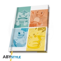 POKEMON -  A5 Notebook "Kanto Starters"
