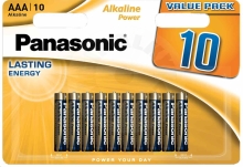 PANASONIC Alkalické baterie Alkaline Power AAA 1,5V (Blistr 10ks) PANASONIC Alkalické baterie Alkaline Power AAA 1,5V (Blistr 10ks)