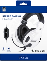 BigBen Stereo Headset V3 (PS4/PS5) - bílá