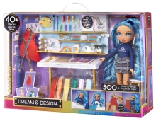 Rainbow High Návrhársky salón s bábikou Skyler Bradshaw