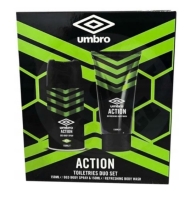Umbro Action Kosmetická sada pro muže Deodorant sprchový gel