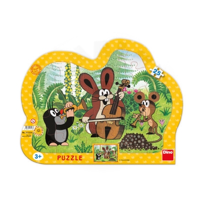 Puzzle Krtek muzikant 25 dílků deskové_(1)