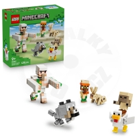 LEGO® Minecraft® 21592 Kuřecí žokej a útok v poušti