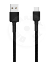 Xiaomi Mi zapletený napájecí kabel USB-A na USB-C, délka 1 m, černá