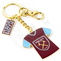 Přívěsek na klíče s dresem a erbem West Hamu