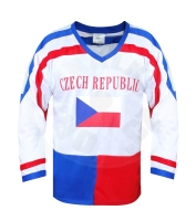 Hokejový dres ČR 7, bílý, vel. XL